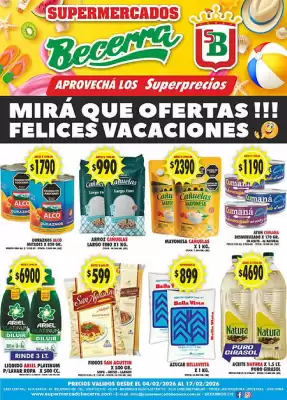 Catálogo Supermercados Becerra (válido hasta 17-02)