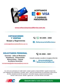 Catálogo Refaccionaria California Página 22