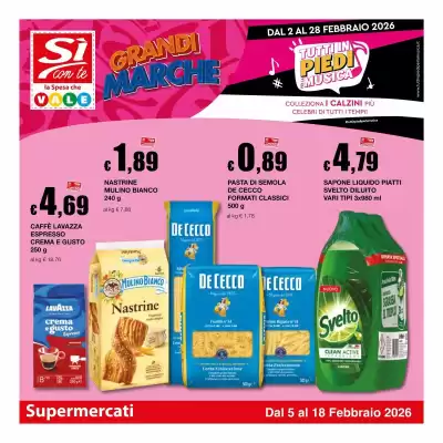 Volantino Sì con te Supermercati (valido fino al 18-02)