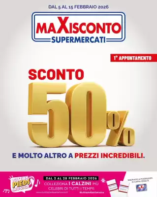 Volantino Maxisconto (valido fino al 15-02)