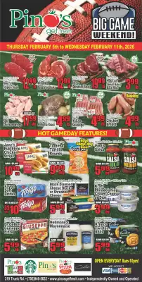 Pino's flyer (valid until 11-02)