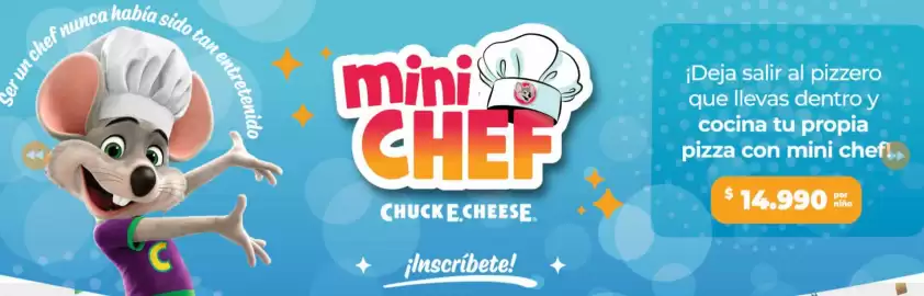 Catálogo Chuck E. Cheese´s Página 3