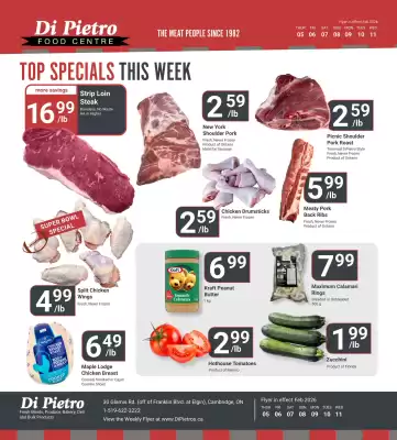Di Pietro flyer (valid until 11-02)
