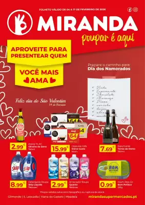 Folheto Miranda Supermercados (válido até 17-02)