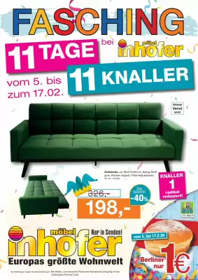 Möbel Inhofer Prospekt (gültig bis 18-02)