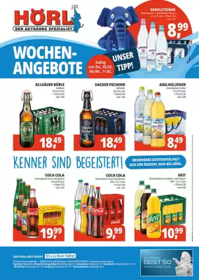Hörl Getränke Prospekt (gültig bis 11-02)