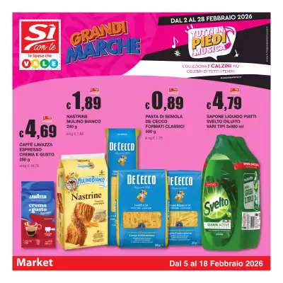Volantino Sì con te Market (valido fino al 28-02)