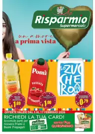 Volantino Risparmio Supermercati Pagina 1