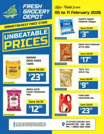 Fresh Grocery Depot flyer week 6 Page 1