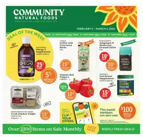Community Natural Foods flyer Page 2