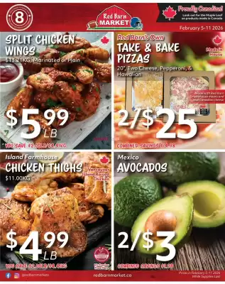 Red Barn Market flyer (valid until 11-02)