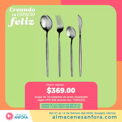 Catálogo Almacenes Anfora (válido hasta 12-02)