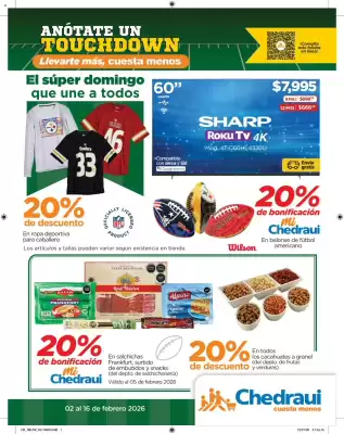 Folleto Chedraui (válido hasta 16-02)