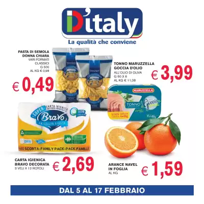 Volantino D'Italy (valido fino al 17-02)