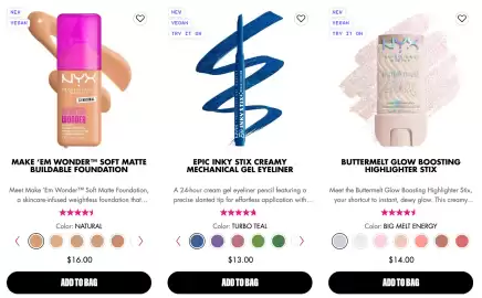 Catalog NYX Pagină 2