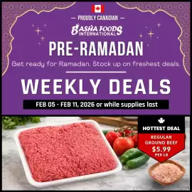 Basha Foods flyer week 6 Page 1