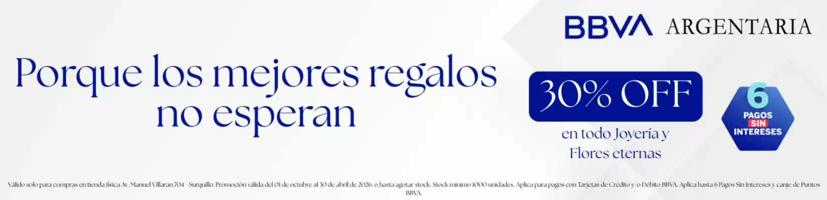 Catálogo Argentaria (válido hasta 30-04)