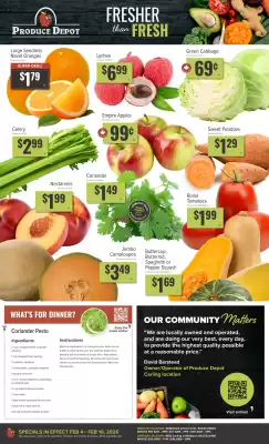 Produce Depot flyer (valid until 10-02)