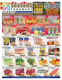 Seasons Foodmart flyer week 6 Page 1