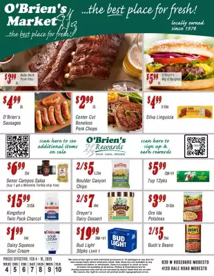 O'briens Market weekly ad (valid until 10-02)