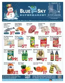 Blue Sky Supermarket flyer week 6 Page 1