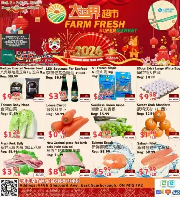 Farm Fresh Supermarket flyer (valid until 12-02)