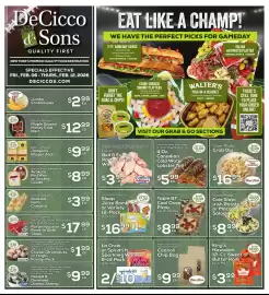 DeCicco & Sons weekly ad week 6 Page 1