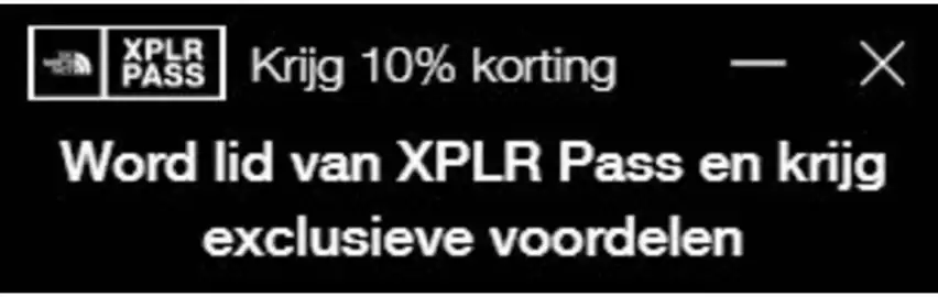 The North Face folder Pagina 1