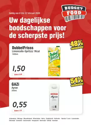 Budget Food folder (geldig t/m 12-02)