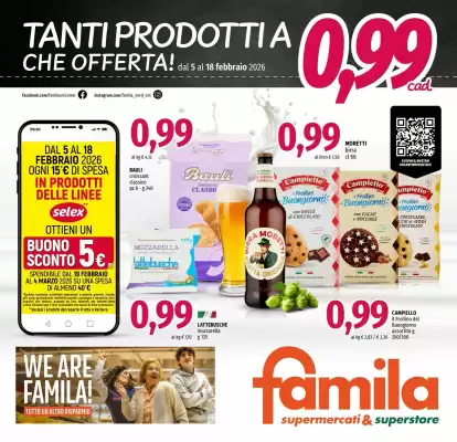 Volantino Famila Superstore (valido fino al 18-02)