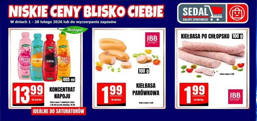 Sedal gazetka (ważność do 28-02)