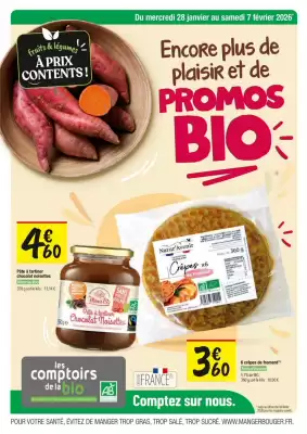 Catalogue Les Comptoirs de la Bio (valable jusqu'au 7-02)