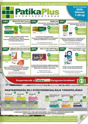 PatikaPlus akciós újság (érvényes eddig: 28-02)