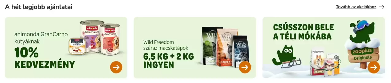 ZooPlus akciós újság Oldal 1