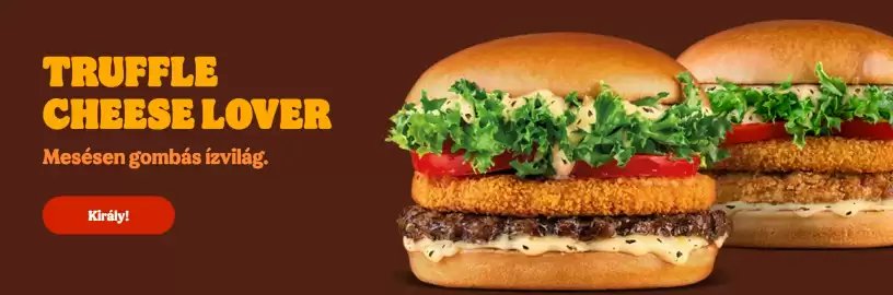 Burger King akciós újság Oldal 1