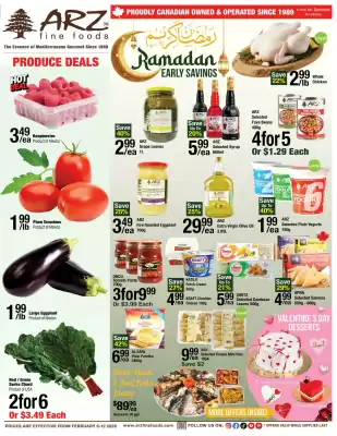 Arz Fine Foods flyer (valid until 12-02)