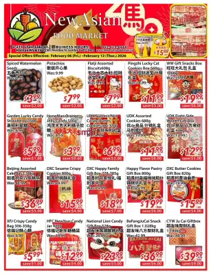 New Asian Food Market flyer (valid until 12-02)