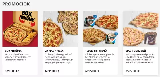 Pizza Hut akciós újság Oldal 1