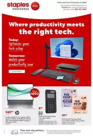 Staples flyer Page 1