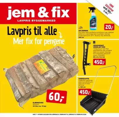 Jem & fix kundeavis (gyldig til 15-02)