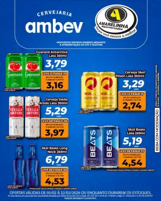 Catálogo Amarelinha supermercados (válido até 22-02)