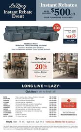 La Z Boy flyer Page 4