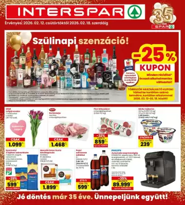 Interspar akciós újság (érvényes eddig: 18-02)