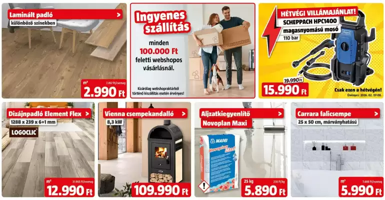 Bauhaus akciós újság (érvényes eddig: 14-02)