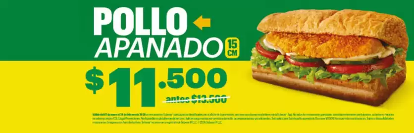 Catálogo Subway Página 1