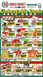 99 Ranch weekly ad Page 1