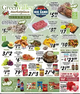 Green Valley Marketplace weekly ad (valid until 12-02)