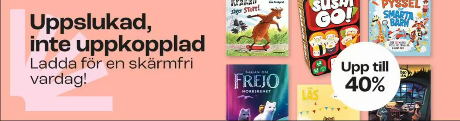 Bokus reklamblad (giltig till och med 13-02)