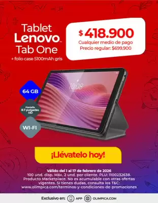 Catálogo Olímpica (válido hasta 17-02)