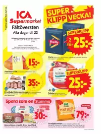 ICA Supermarket reklamblad vecka 7 Sida 1